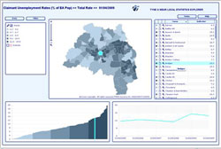 Tyne and Wear Local Statistics Explorer Single Map